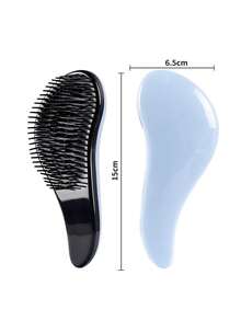 1PC Chicken Leg Hair Comb, Dry And Wet Dual-Use Plastic Hair Styling Massage Comb, Anti-Tangle Massage Comb, Smooth Hair Styling Comb, Girls' Exclusive Comb, Convenient To Carry, Colorful Comb, Suitable For Travel Beauty Tool, TT Chicken Leg Comb Anti-Tangle, Women's Curly Hair Wig Comb (Random Color) - A - View 8