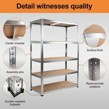 Utility Shelves - Silver - View 2