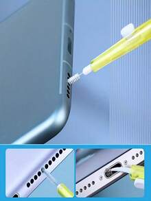 1pc Earbud Cleaning Pen, 3-In-1 Multifunctional Cleaning Kit With Soft Brush, Suitable For Wireless Earphones, Earphone Charging Case, Accessories, Computer, Keyboard, Portable Cleaning Kit - Multi-functional Cleaning Kit - View 3