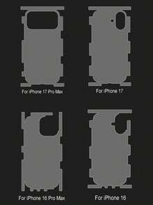 5pcs Full Coverage Matte Phone Back Screen Protector, Soft Hydrogel Material, Suitable For Phone Back. Features Self-Healing Function, Ultra-Thin And Bubble-Free. Includes Side And Back Matte Protectors, Phone 18 Pro Max Compatible With IPhone 17 Pro Max/17 Air/17 Pro/16 Pro Max/16 Pro/16 With Installation Tools. - Clear - View 2