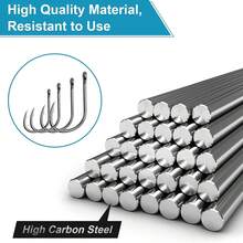 20/50/310pcs Barbed Fish Hooks With Plastic Box Set, Suitable For Saltwater And Freshwater Fishing - Tube Hook - View 7