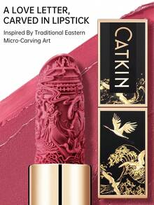 CATKIN Moisturizing Shiny Lipstick, Waterproof Long-Lasting Satin Smooth Lip Color CP133 Camellia - CP133 - View 7