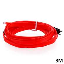 3M Car Interior LED Decorative Light EL Glowing Wire DIY Flexible Atmosphere Light Decoration USB Party Atmosphere Diode Neon Light - Car Ambient Light - View 12