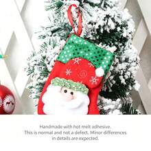 4 buah Ornamen Gantung Kaos Kaki Natal Mini, Dekorasi Pohon Natal, Dekorasi Perapian dan Pesta Liburan - MultiWarna - View 3