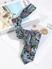 1PC Fashion Casual Men's Exquisite Paisley Pattern Tie, Comfortable Versatile Suitable For Daily Wear, Shopping, Business, Banquet, Party, Date - Multicolor - View 5