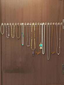 1pc/3pcs/6pcs Jewelry Display Stand, Necklace Storage Hook And Earrings, Multi-Functional Jewelry Storage Hook, 8 Hooks, Suitable For Hanging Necklaces, Bracelets And Earrings, Durable Plastic Material, Home Decor Storage Rack, Space-Saving, Canned Display Rings, Earrings And Accessories, Jewelry Tower, Jewelry Display Stand - Upgraded Version - View 6