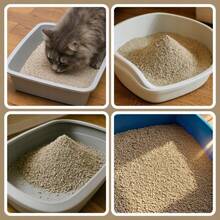 5L Lavender Bentonite Clumping Cat Litter, Fine-Grain Dust-Free Kitty Litter With High Absorbency & Odor Control, Natural Light Grey Litter For Open & Covered Cat Litter Boxes - kg - View 5