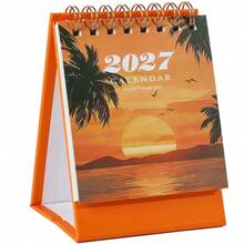 1 Buah Kalender Meja Mini 2027 - Kalender Meja Bunga 18 Bulan dengan Catatan Memo, Dudukan Kalender Kecil untuk Rumah & Kantor, Sempurna untuk Perencanaan Harian & Hadiah Liburan - kalender - View 9