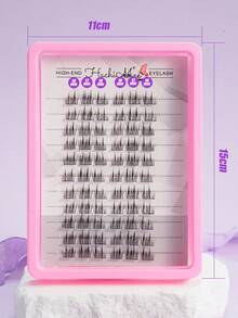 Boxed Glue-Free Single Cluster False Eyelashes, 3D Natural Look, Soft Lightweight Clusters, Beginner-Friendly - View 6