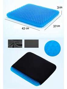 Comfortable Breathable Gel Seat Cushion With Non-Slip Cover, Thickened Breathable Design Effectively Relieves Pressure. Double-Layer Thickened Office Chair Pad, Suitable For Office Chairs And Cars, Christmas And Halloween Gift - Multicolor - View 11