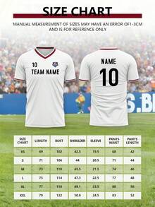 1PC Customized Personalized Football Jerseys Customized Names And Numbers, Logos, Fan Sports Training Clothes Spanish National Valencia - White - View 2
