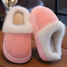 Children's Fashion Versatile Slippers For Boys And Girls, Indoor/Outdoor Casual Slippers, Autumn/Winter New Style, Home Slippers For Kids Of All Ages - Pink - View 5