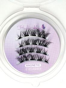 Segmented Fox-Style Magnetic False Eyelashes, Sharp And Fluttery Tips, Naturally Elongated Eye Tails, Easily Create Atmospheric Fox Eyes - View 7