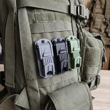 3D Printed Tactical MOLLE Keychain Quick Release Safety Lock Key Clip Backpack Waist Belt Webbing Hook Heavy Duty EDC Daily Carry Key Organizer Anti-Loss Pendant Low Profile Compact Outdoor Hiking Camping Men's Gear Accessory - Multicolor - View 10