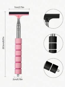 Telescopic Glass Cleaning Brush With Extendable Handle, Car Window Cleaning Sponge Brush - Portable Manual Rearview Mirror Squeegee, Suitable For Car Rearview Mirrors, Bathroom Windows, Efficient Window And Car Cleaning Tool - Windshield Wiper - View 5