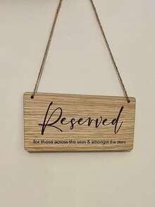 Small Personalized Wooden Sign, Customized Wooden Sign, Customized Wooden Hanging Sign, Door Hanging Sign, Personalized Room Sign - Multicolor - View 13