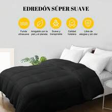Duvets & Down Comforters - Black - View 2