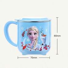 Disney Children's Stainless Steel Water Cup-Baby Milk Cup With Handle, Cute Cartoon-Printed Reusable Mug For Home Use And Parties, 260ml - Multicolor - View 5