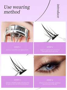 Multi-Layer High Capacity Fairy Tip Single Cluster Eyelashes, Pointed And Voluminous, Clearly Defined Layers, Effectively Lengthen And Amplify Eyes - View 2