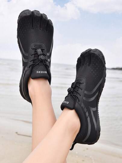 Unisex Five-Finger Fitness Shoes, Barefoot Wide Toe Box Squat Training Shoes, Breathable Mesh Non-Slip Yoga Shoes, Outdoor Creek & Beach Shoes, Couple Five-Finger Shoes, Indoor Fitness Training Shoes, Beach Shoes, Non-Slip Water Shoes
