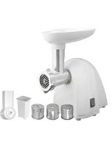 CAMRY Meat Grinder, Electric Meat Mincer, Meat Grinder With Shredder Attachment - 1500W Max, Forward/Reverse, Multiple Attachments Included - EU E Type Plug(220-240V) - View 7