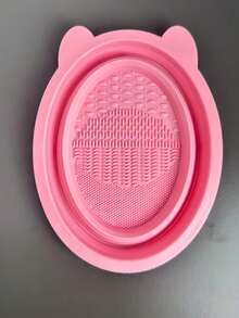 OBOVAY Professional Makeup Brush Cleaning Bowl, Wash & Dry All-In-One, Silicone Brush & Puff Cleaning Tool, Drying Without Damaging Bristles - Multicolor - View 9