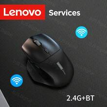 Lenovo N230 Dual-Mode Wireless Mouse | 2.4G/BT Dual-Mode Connection | Rechargeable Battery | Skin-Friendly Material Comfortable Grip | Suitable For Office And Home Use - View 7
