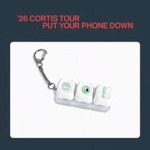 CO RTIS TOUR 26 Tour Merchandise PYPD Button Keychain, Fan Support Stress Relief Button Pendant Accessory, Mini Keyboard Button Keychain, Fan Collection Small Gift Pendant, Fan Support Personalized Backpack Key Chain, Fan Support Small Gift Christmas Holiday Accessory Pendant - Multicolor - View 8
