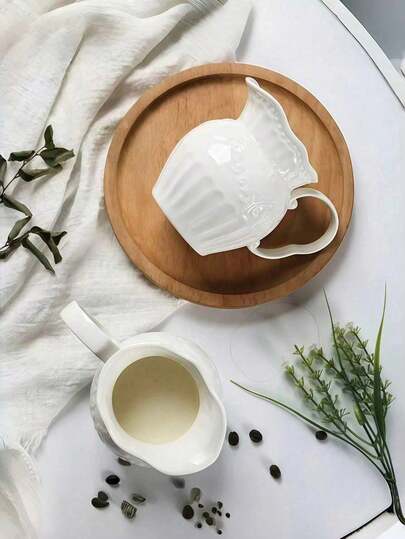 Cutlery Storage Jars, Creative Cutlery Racks, Kitchen Storage Organizers, Decorative Cutlery Storage Jars, Chopsticks And Spoon Drain Jars, White Ceramic Milk Jug And Sugar Bowl Set, Coffee Set, Milk Jug