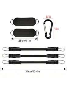 Yoga Resistance Bands Exercise Loop Bands To Shape Your Legs And Glutes For Men Women Home Workout Strength Bands Booty Home Workout Equipment Exercise Dumbbells Gym Sets Weight Loss Exercise Ankle Weights Pilates Essentials Accessories - Multicolor - View 11