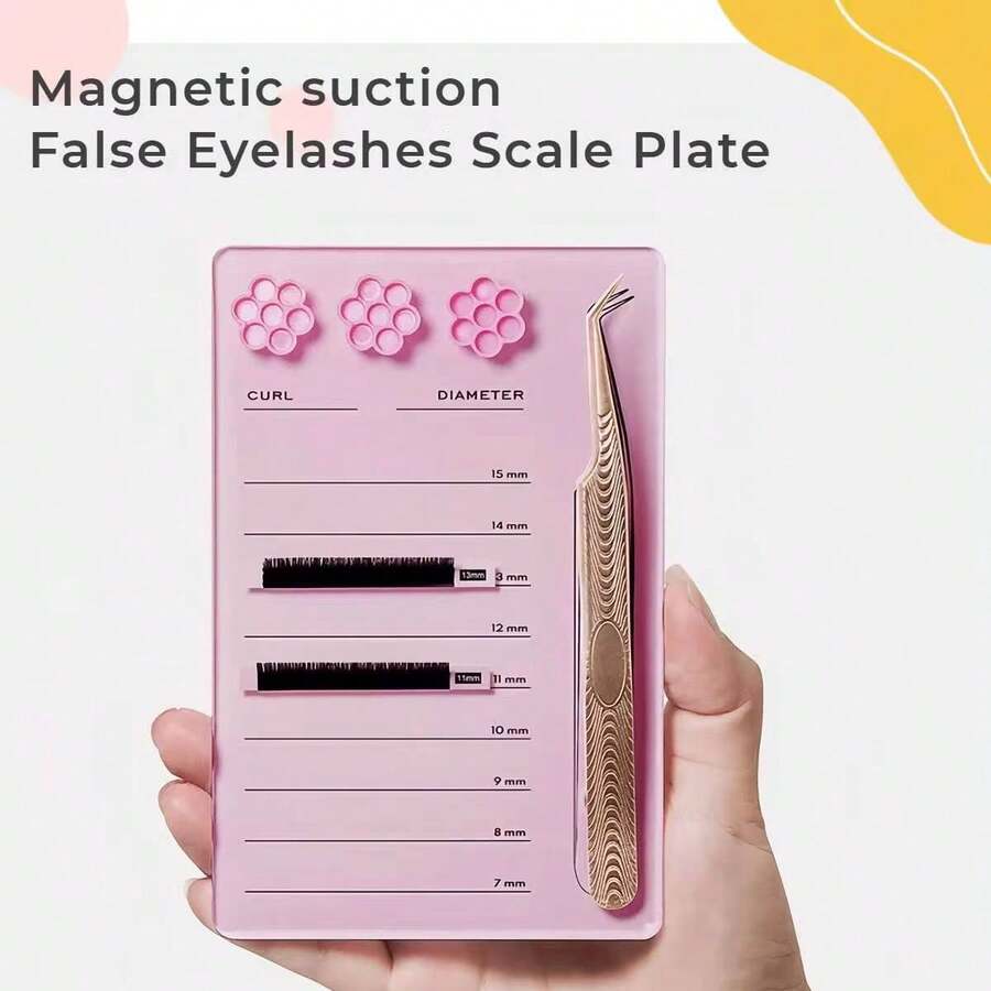 1 Magnetic Eyelash Tray, Eyelash Tray, Lash Tray, Eyelash Extension Tool, For Eyelash Extension - Multicolor - View 1