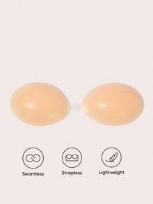Lignisse Silicone Sticky Bra With Storage Board Invisible Push Up Padded Strapless Backless Self-Adhesive Lift Reusable Breast Pasties Women Intimates - Multicolor - View 9