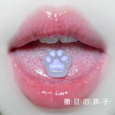 Claw Tongue Stud Personalized Sexy Tongue Ring Halloween Tongue Piercing Jewelry Piercing Accessory Daily Wear St. Patrick's Day Christmas And Various Holidays