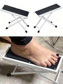 1 buah Penyangga Kaki Manikur Lipat, Sandaran Kaki Portabel, Meja Kaki Manikur Anti Selip yang Dapat Diatur, Cocok untuk Rumah dan Salon, Penyangga Kaki dengan Kaki Logam Kokoh, Penyangga Kaki Manikur SPA, Hadiah Ulang Tahun dan Natal untuk Pecinta Manikur - Beraneka warna - View 8