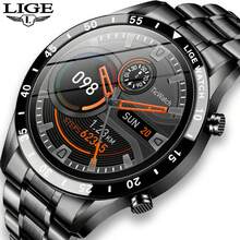LIGE Smart Watch 1.39 Inch IP67 Waterproof/Fitness Tracker/Music Control Function/Step Counter/Multi-Function Sports Outdoor Watch/Suitable For Men - Black - View 4