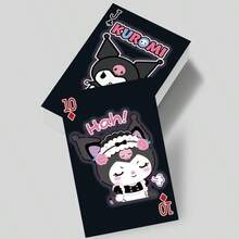 SANRIO Kuromi Co-Branded Theme Playing Cards, Personalized IP Pattern Cards, Suitable For Casual Entertainment Gatherings, Tabletop Games, Collection And Display, Dark Style, For IP Image Enthusiasts, Combining Play And Collection Attributes - Multicolor - View 8