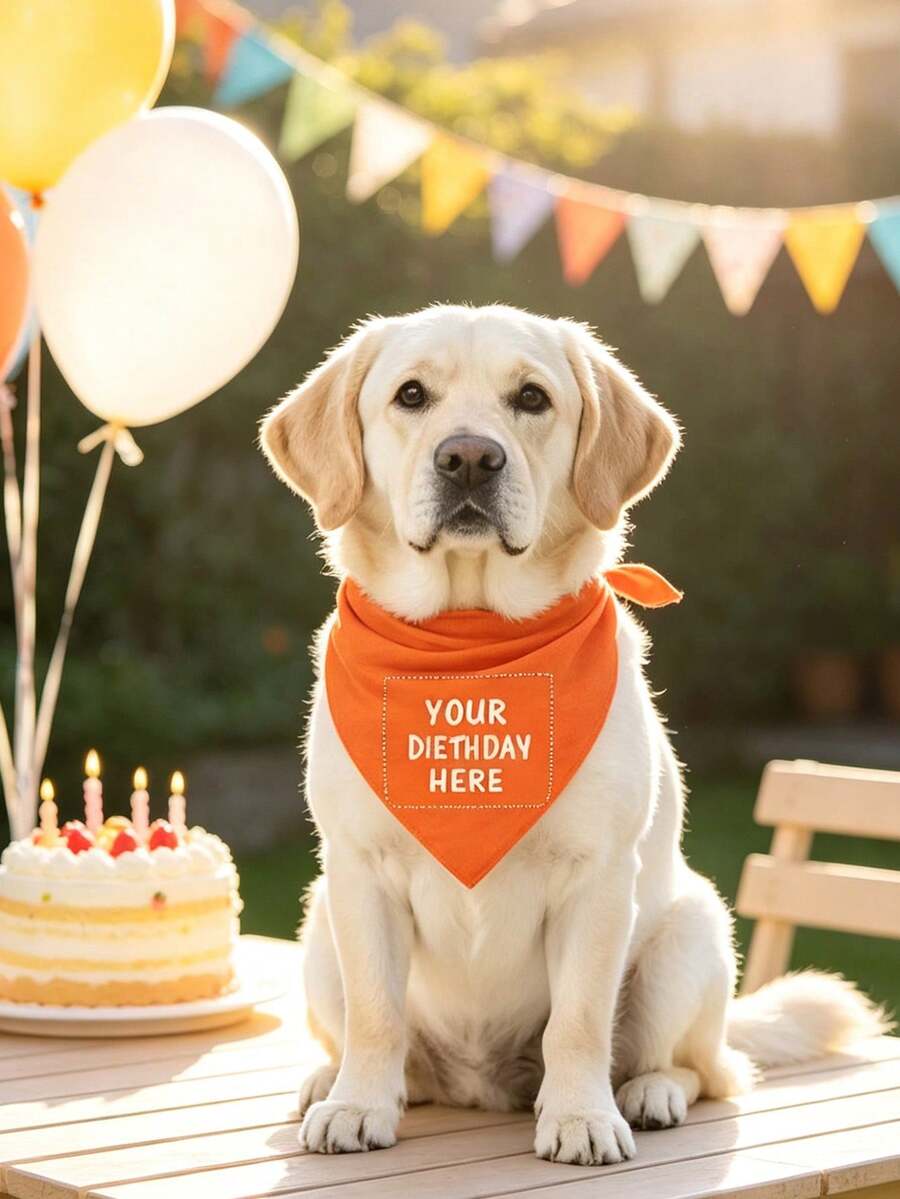 Bandana Kucing & Anjing yang Dapat Disesuaikan, Celemek Hewan Peliharaan yang Dapat Disesuaikan, Syal Hewan Peliharaan. Anda Dapat Menambahkan Teks, Pola, Foto, atau Desain Eksklusif untuk Personalisasi. Hadiah Unik Ini Menawarkan Berbagai Pilihan Warna, Cocok untuk Anjing dari Semua Ukuran. - MultiWarna - View 1