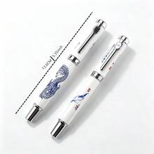 Jinhao 950 Fountain Pen Ceramic Dragon Pattern F Nib Metal Ink Pen With Pen Pouch Business Office Writing Gift Pen - 950 - View 2