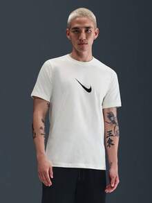 Nike 男式 AS GA M NK TEE 1 短袖 T 恤，针织圆领上衣 THV1694-133 - 白色 - 查看 1