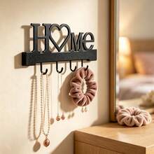 1pc Fashion Metal Key Hook - Wall-Mounted Key Rack Wall Decor Bathroom Storage Fashion Modern Party Home Decor - Suitable For Living Room, Bedroom, Hallway, Office And Other General Areas - Multicolor - View 4