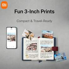 Xiaomi Mi Home Pocket Photo Printer Zink Adhesive Photo Paper, 50 Sheets Inkless Printing Paper, Compatible With Mi Home Pocket Photo Printer And Mi Home Pocket Photo Printer 1S, Self-Adhesive Instant Print Photo Paper, Suitable For DIY Scrapbooks And Journals - View 5