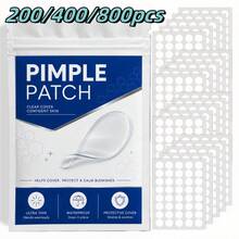 800/200/400Pcs Small Round Hydrocolloid Face Patches, Mini Dots, Invisible Clear Stickers, Waterproof Daily Use - Round - View 2