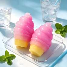 Tachimi 1pc Ice Cream Squeeze Toy, Novelty Item With Squishy Crunchy Texture, Fidgettoys Ideal For Toy Lovers' Collection Shipped Randomly - Multicolor - View 5