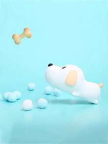 1pc USB Rechargeable Silicone Touch Sensor Cartoon Night Light - Soft Animal Shaped Lamp (Adjustable Brightness) Suitable For Bedroom, Dorm And Stress Relief - Multicolor - View 9