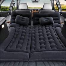 Single Camping Air Mattress With Built-In Electric Pump, Durable PVC Inflatable Bed For Car And Tent, Portable Foldable Sleeping Pad For Outdoor Indoor - A - View 2