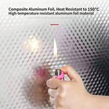 Aluminum Foil Kitchen Sink Stickers, Heat Resistant Oil-Proof Waterproof Wallpaper, Self-Adhesive Liner, Suitable For Drawers, Sinks, Cabinets, Anti-Mold Wall Protection Splash Guard Film - Multicolor - View 7