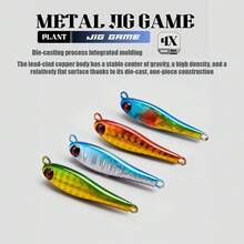 1PC 10-30g Long Distance Casting Metal Jig Fishing Lure With Rotatable Single Hook & Spinner Blade Hard Metal Bait For Inshore Offshore Game Fishing Freshwater Saltwater - Multicolor - View 4