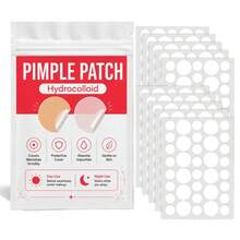 360/720Pcs Transparent Hydrocolloid Facial Patches, Assorted Sizes Invisible Blemish Cover Stickers, Waterproof Daily Use - Round - View 1