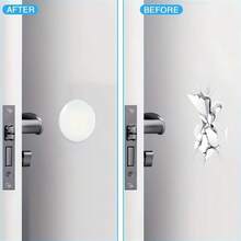 6pcs Set Of Transparent Self-Adhesive Door Stopper Wall Protectors| Noise-Reducing Design, Suitable For Home And Office Use, Easy To Install, Includes 5 Door Stoppers - 6pcs - View 6