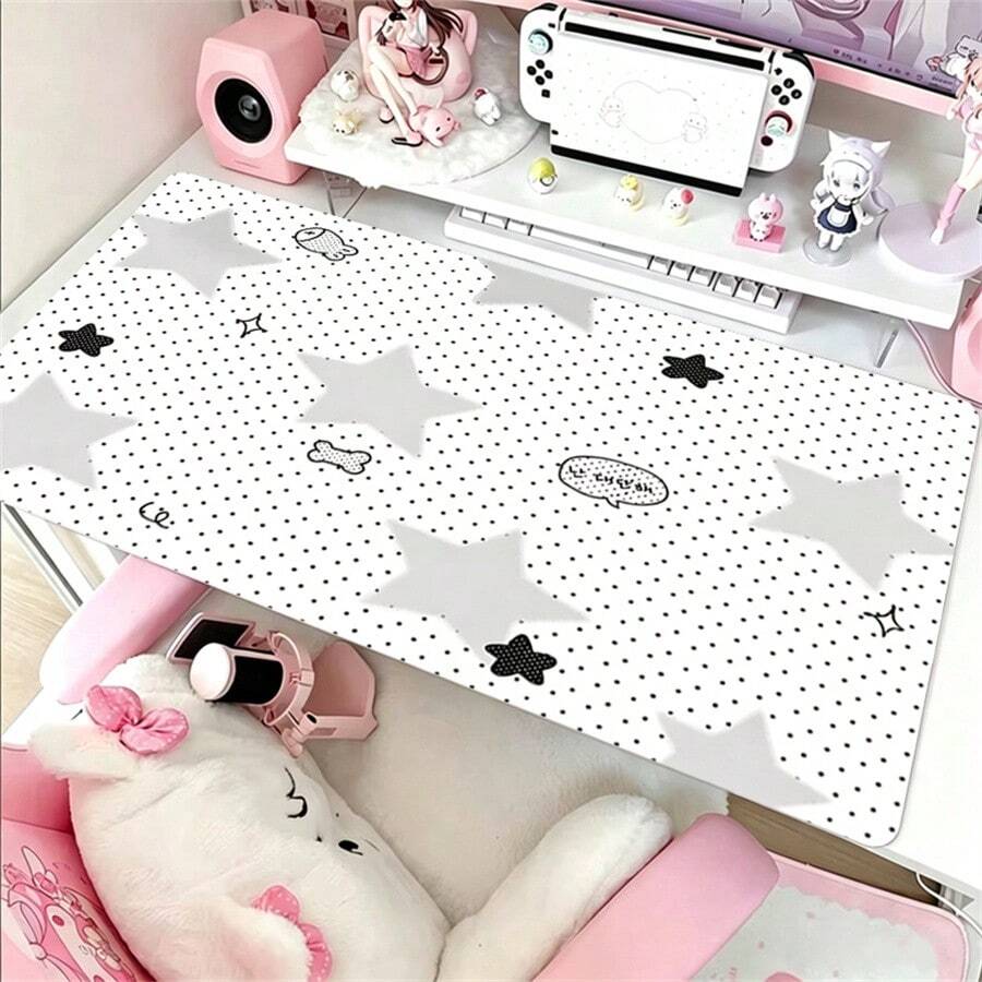 Korean Ins No Wash Waterproof Oil Proof Leather Desk Pad, Computer Desk, Study Desk Protection Desk Pad, Anti Fouling Tabletop Leather Protection Pad - View 1